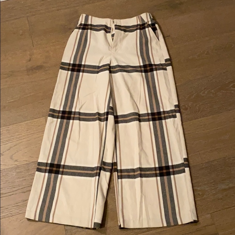 Plaid Flare pants